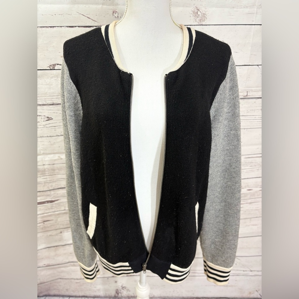 Vintage Torrid Knit Varsity Jacket in Size 2
